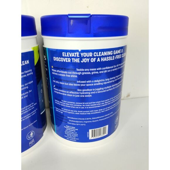 Routine Clean 2 Pack Multi-Purpose Cleaning Wipes 160 Wipes Each - Picture 7 of 11